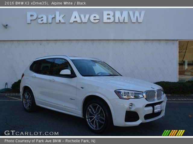 2016 BMW X3 xDrive35i in Alpine White