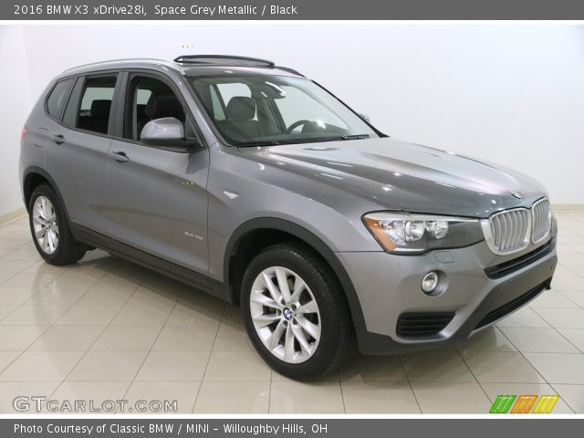 2016 BMW X3 xDrive28i in Space Grey Metallic