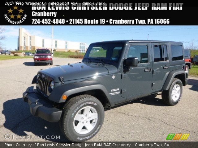 2017 Jeep Wrangler Unlimited Sport 4x4 in Rhino