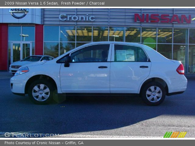 2009 Nissan Versa 1.6 Sedan in Fresh Powder