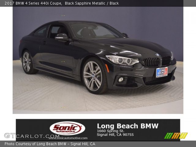 2017 BMW 4 Series 440i Coupe in Black Sapphire Metallic