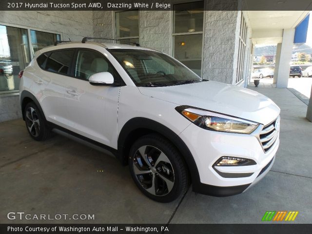 2017 Hyundai Tucson Sport AWD in Dazzling White
