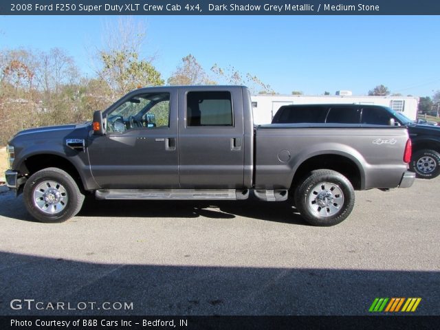 2008 Ford F250 Super Duty XLT Crew Cab 4x4 in Dark Shadow Grey Metallic