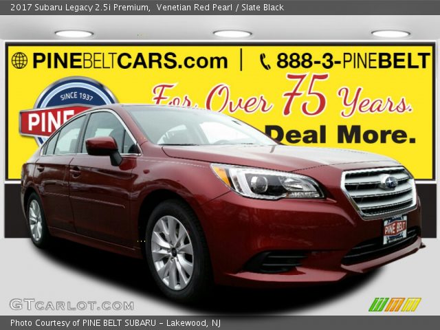 2017 Subaru Legacy 2.5i Premium in Venetian Red Pearl