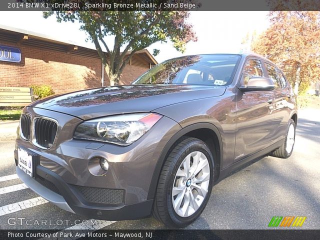 2014 BMW X1 xDrive28i in Sparkling Bronze Metallic