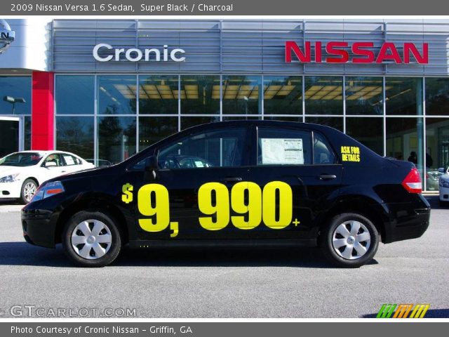 2009 Nissan Versa 1.6 Sedan in Super Black
