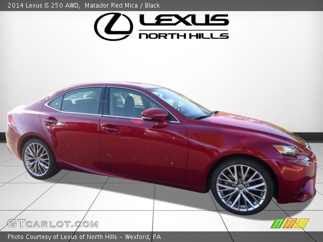 2014 Lexus IS 250 AWD in Matador Red Mica