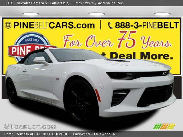 2016 Chevrolet Camaro SS Convertible in Summit White