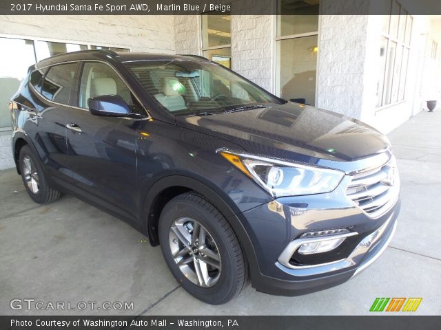 2017 Hyundai Santa Fe Sport AWD in Marlin Blue