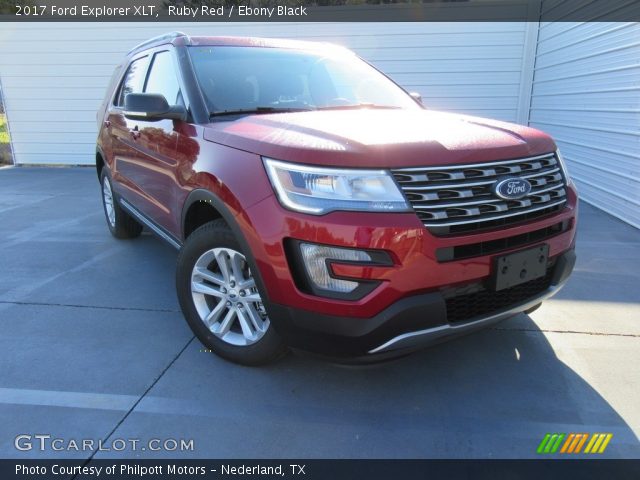 2017 Ford Explorer XLT in Ruby Red