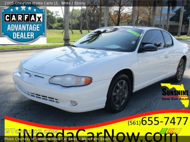2005 Chevrolet Monte Carlo LS in White