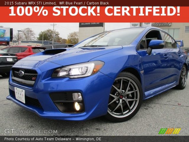 2015 Subaru WRX STI Limited in WR Blue Pearl