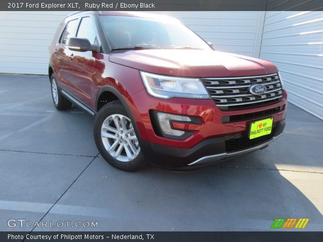 2017 Ford Explorer XLT in Ruby Red