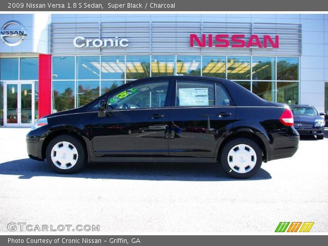 2009 Nissan Versa 1.8 S Sedan in Super Black