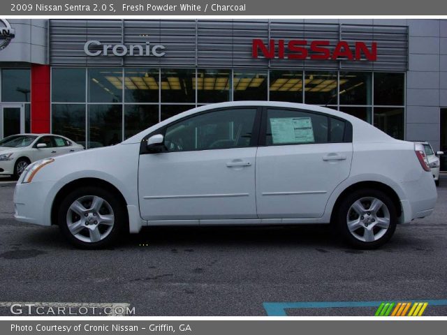 2009 Nissan Sentra 2.0 S in Fresh Powder White