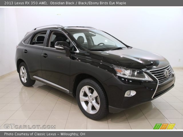 2013 Lexus RX 350 AWD in Obsidian Black