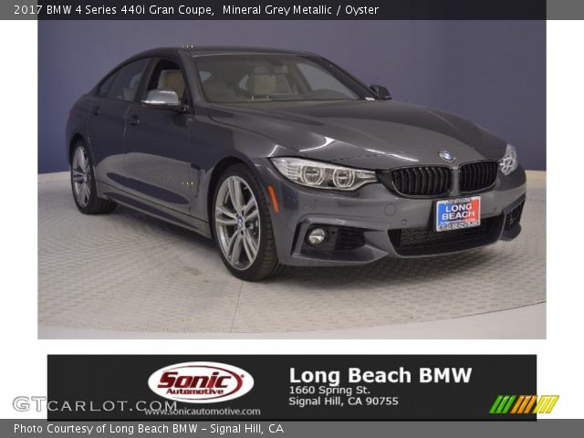 2017 BMW 4 Series 440i Gran Coupe in Mineral Grey Metallic