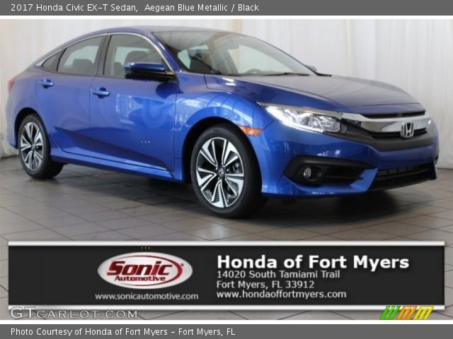 2017 Honda Civic EX-T Sedan in Aegean Blue Metallic