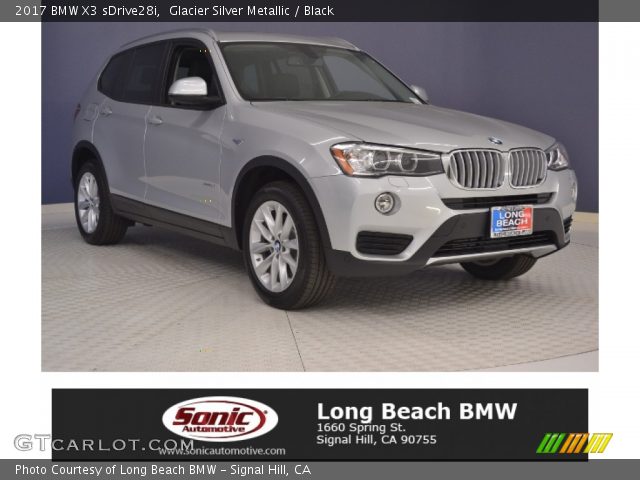 2017 BMW X3 sDrive28i in Glacier Silver Metallic