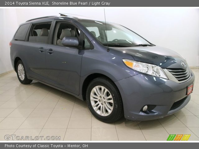 2014 Toyota Sienna XLE in Shoreline Blue Pearl