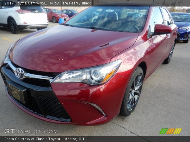 2017 Toyota Camry XSE in Ruby Flare Pearl