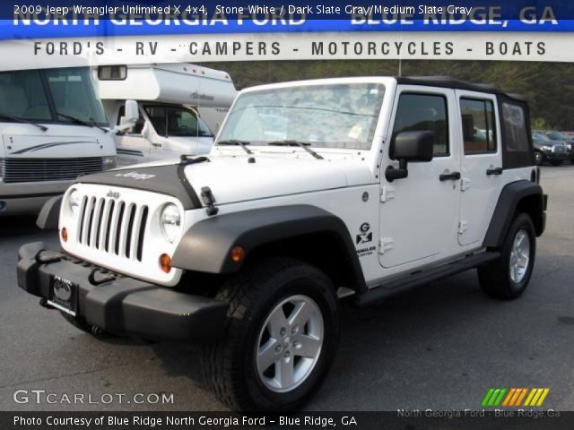 2009 Jeep Wrangler Unlimited X 4x4 in Stone White