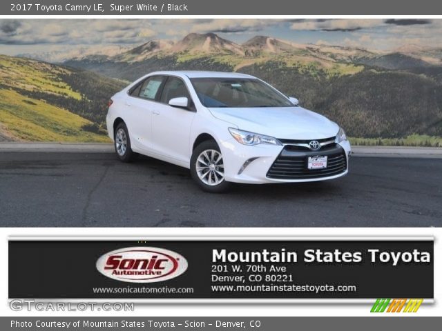 2017 Toyota Camry LE in Super White