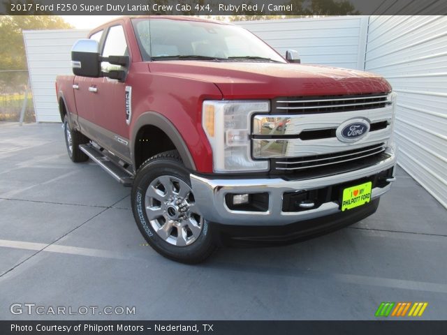 2017 Ford F250 Super Duty Lariat Crew Cab 4x4 in Ruby Red