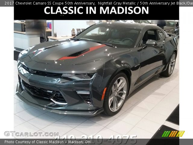 2017 Chevrolet Camaro SS Coupe 50th Anniversary in Nightfall Gray Metallic