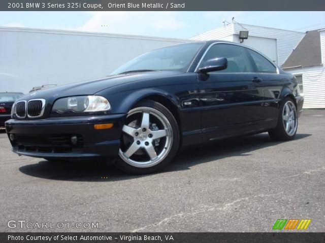 2001 BMW 3 Series 325i Coupe in Orient Blue Metallic