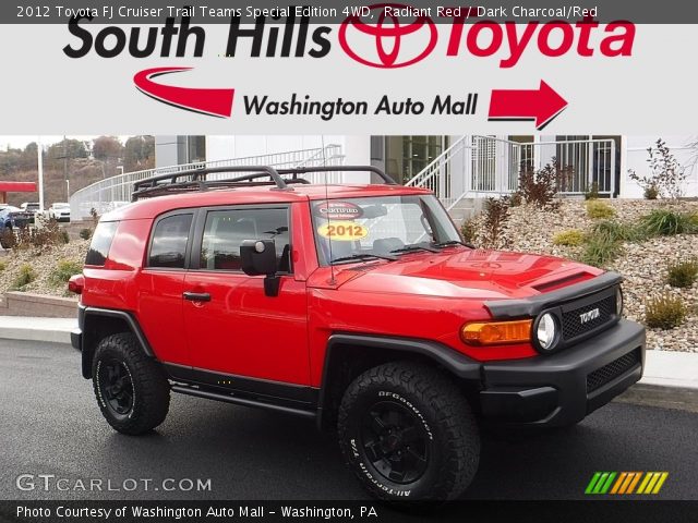2012 Toyota FJ Cruiser Trail Teams Special Edition 4WD in Radiant Red