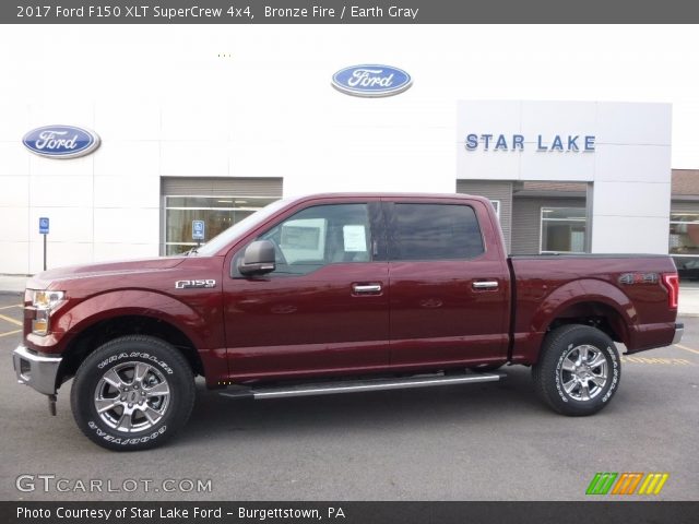 2017 Ford F150 XLT SuperCrew 4x4 in Bronze Fire