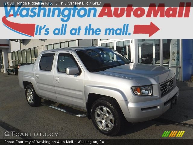2008 Honda Ridgeline RTS in Billet Silver Metallic