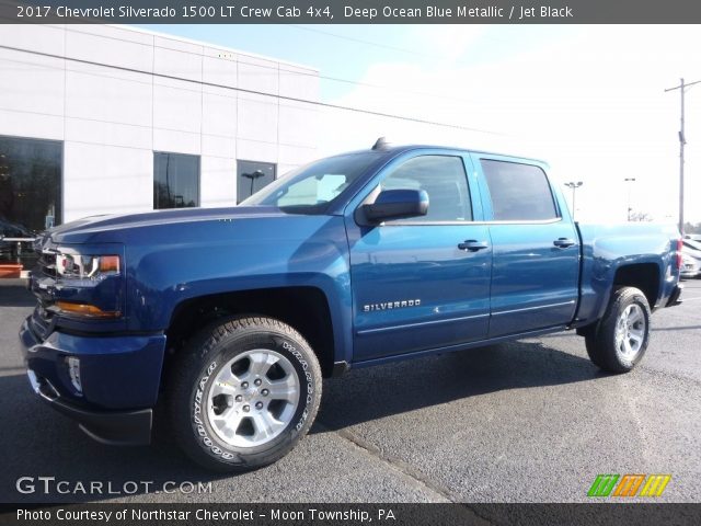 2017 Chevrolet Silverado 1500 LT Crew Cab 4x4 in Deep Ocean Blue Metallic