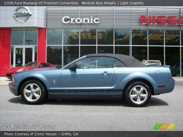 Windveil Blue Metallic 2008 Ford Mustang V6 Premium