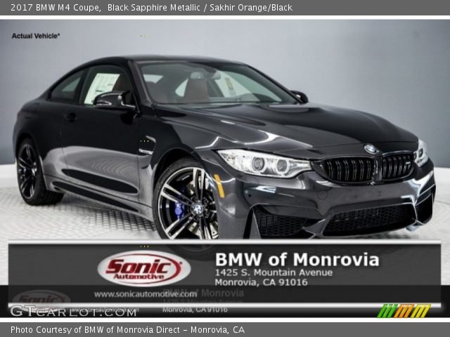 2017 BMW M4 Coupe in Black Sapphire Metallic