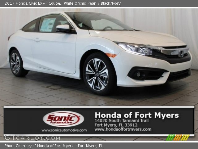 2017 Honda Civic EX-T Coupe in White Orchid Pearl