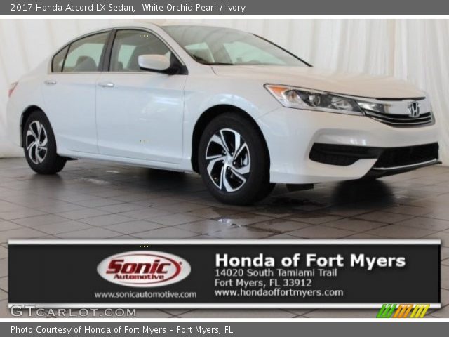 2017 Honda Accord LX Sedan in White Orchid Pearl