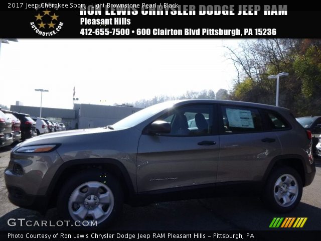 2017 Jeep Cherokee Sport in Light Brownstone Pearl