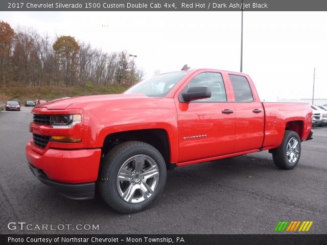 2017 Chevrolet Silverado 1500 Custom Double Cab 4x4 in Red Hot