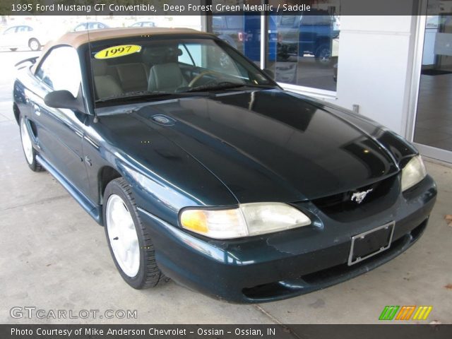 1995 Ford Mustang GT Convertible in Deep Forest Green Metallic