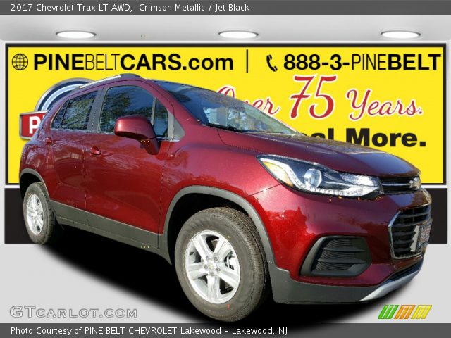 2017 Chevrolet Trax LT AWD in Crimson Metallic