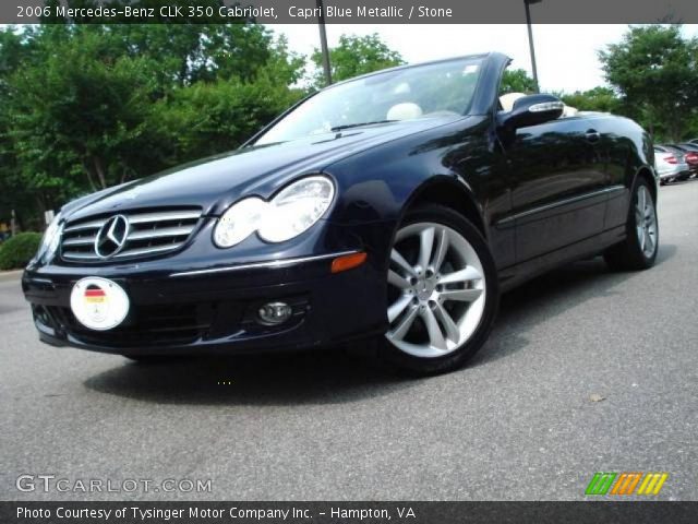 2006 Mercedes-Benz CLK 350 Cabriolet in Capri Blue Metallic
