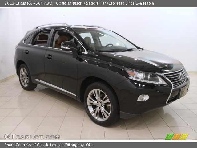 2013 Lexus RX 450h AWD in Obsidian Black