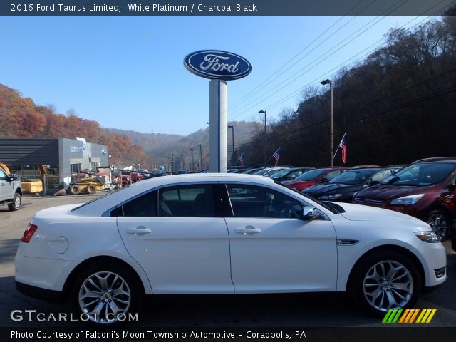 2016 Ford Taurus Limited in White Platinum