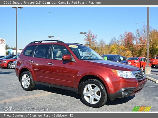 2010 Subaru Forester 2.5 X Limited in Camellia Red Pearl