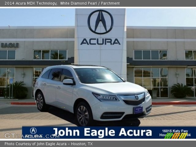2014 Acura MDX Technology in White Diamond Pearl