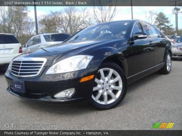 2007 Mercedes-Benz S 550 Sedan in Black
