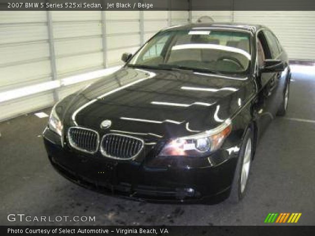 2007 BMW 5 Series 525xi Sedan in Jet Black