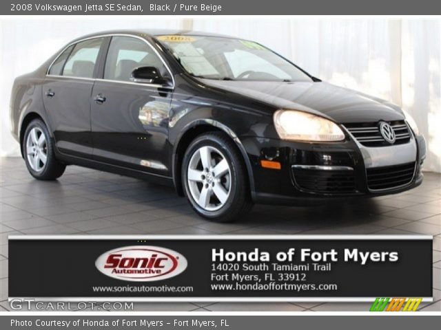 2008 Volkswagen Jetta SE Sedan in Black